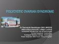 Polycystic ovarian syndrome PowerPoint PPT Presentation