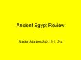 Ancient Egypt Review PowerPoint PPT Presentation