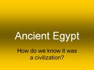 Ancient Egypt