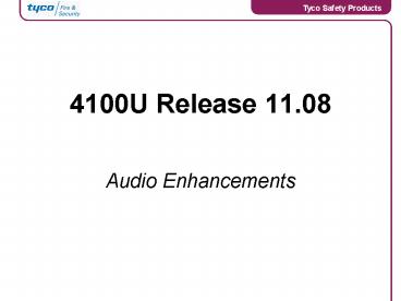 4100U Release 11.08