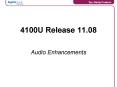 4100U Release 11.08 PowerPoint PPT Presentation