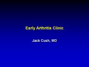 Early Arthritis Clinic