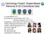 Technology Project: Shape-Based Retrieval of 3D Craniofacial Data