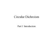 Circular Dichroism