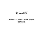 Free GIS