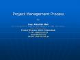 Project Management Process PowerPoint PPT Presentation