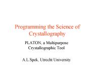 Programming the Science of Crystallography