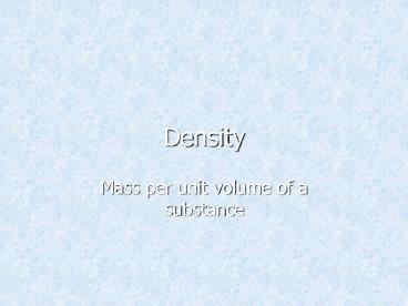 Density presentation | free to download image.