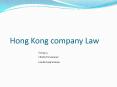 Hong Kong company Law PowerPoint PPT Presentation