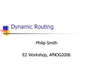Dynamic Routing
