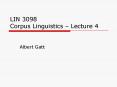 LIN 3098 Corpus Linguistics  PowerPoint PPT Presentation