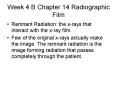 Week 4 B Chapter 14 Radiographic Film PowerPoint PPT Presentation