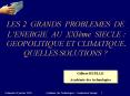 LES 2 GRANDS PROBLEMES DE L PowerPoint PPT Presentation