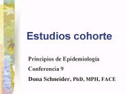 Estudios cohorte