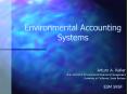 Environmental Accounting Systems PowerPoint PPT Presentation