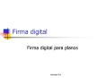 Firma digital PowerPoint PPT Presentation