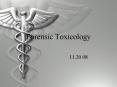 Forensic Toxicology PowerPoint PPT Presentation