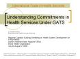 Understanding Commitments in Health Services Under GATS PowerPoint PPT Presentation