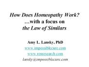 How Does Homeopathy Work? 