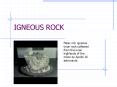 IGNEOUS ROCK PowerPoint PPT Presentation