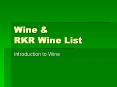 Wine PowerPoint PPT Presentation