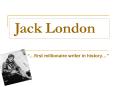 Jack London PowerPoint PPT Presentation