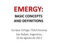 EMERGY: BASIC CONCEPTS AND DEFINITIONS PowerPoint PPT Presentation