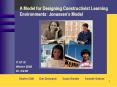 A Model for Designing Constructivist Learning Environments: Jonassen PowerPoint PPT Presentation