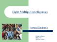 Eight Multiple Intelligences PowerPoint PPT Presentation
