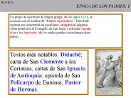 EPOCA DE LOS PADRES, 1