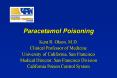 Paracetamol Poisoning PowerPoint PPT Presentation