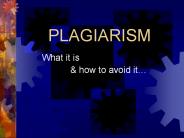 PLAGIARISM