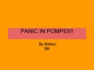 PANIC IN POMPEII!!