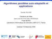 Algorithmes parall