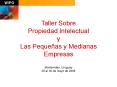Taller Sobre Propiedad Intelectual y Las Peque PowerPoint PPT Presentation