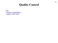Quality Control PowerPoint PPT Presentation