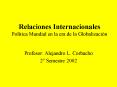 Relaciones Internacionales Pol PowerPoint PPT Presentation