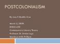 Postcolonialism PowerPoint PPT Presentation