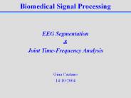 Biomedical Signal Processing