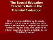 The Special Education Teacher