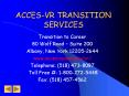 ACCES-VR TRANSITION SERVICES PowerPoint PPT Presentation