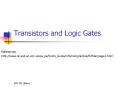 Transistors and Logic Gates PowerPoint PPT Presentation