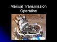 Manual Transmission Operation PowerPoint PPT Presentation