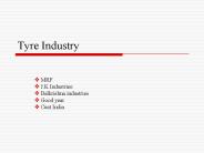 Tyre Industry