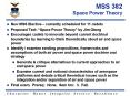 MSS 382 Space Power Theory PowerPoint PPT Presentation
