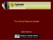 The Online Resume Builder
