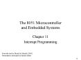 The 8051 Microcontroller and Embedded Systems PowerPoint PPT Presentation