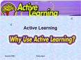 Active Learning PowerPoint PPT Presentation