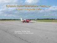 Dynamic Cone Penetrometer Testing on Airport Subgrade Soils