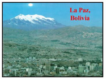 La Paz, Bolivia